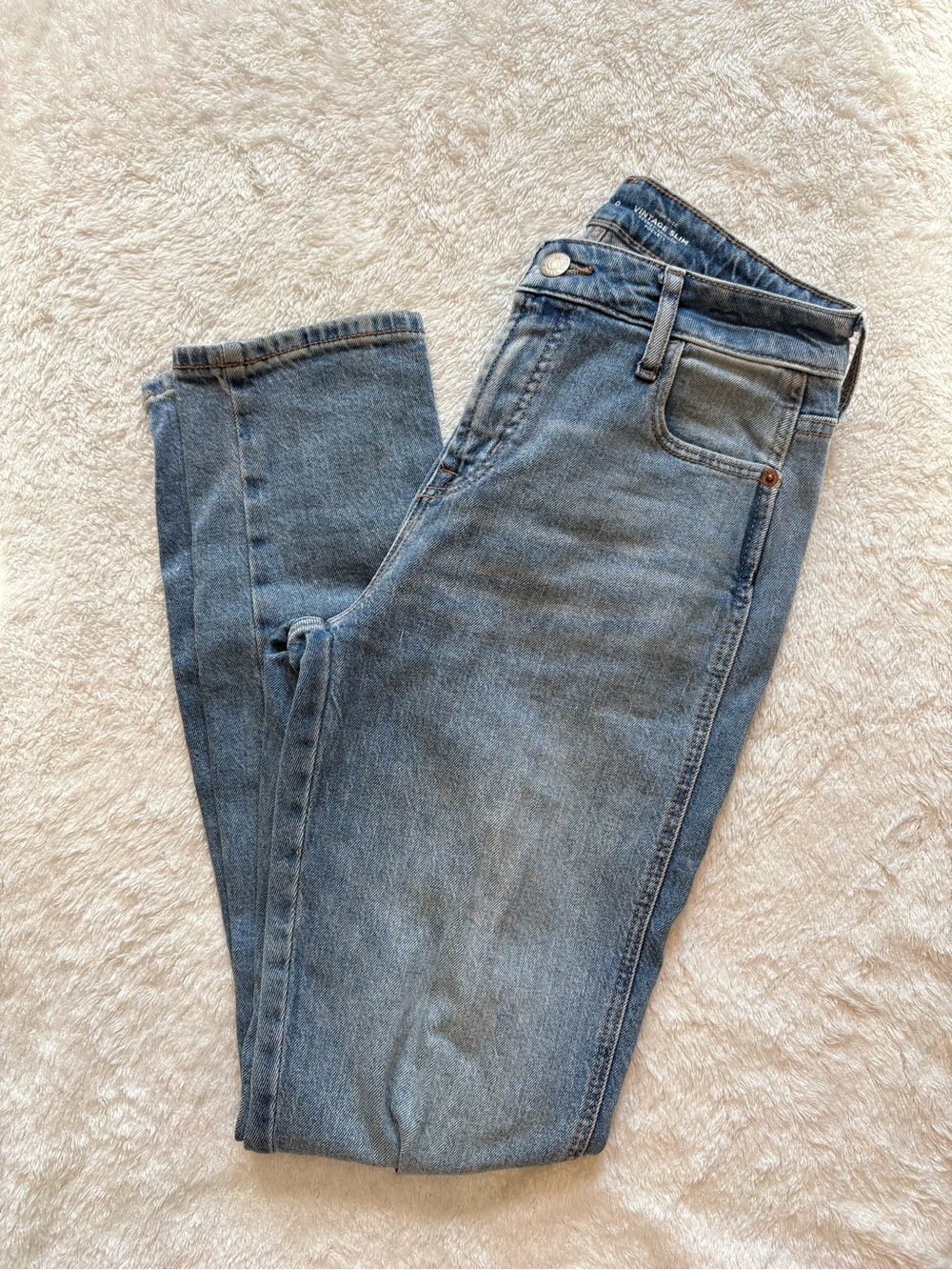 Old Navy Vintage Slim Light Blue High-Rise Jeans